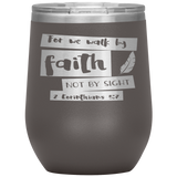 MeditateHealing.com Stainless Steel Vacuum Insulated Wine Tumbler