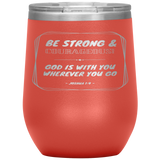 MeditateHealing.com Stainless Steel Vacuum Insulated Wine Tumbler