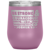 MeditateHealing.com Stainless Steel Vacuum Insulated Wine Tumbler