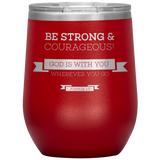 MeditateHealing.com Stainless Steel Vacuum Insulated Wine Tumbler