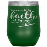 MeditateHealing.com Stainless Steel Vacuum Insulated Wine Tumbler