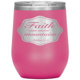 MeditateHealing.com Stainless Steel Vacuum Insulated Wine Tumbler