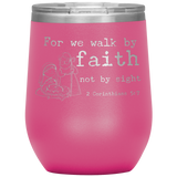 MeditateHealing.com Stainless Steel Vacuum Insulated Wine Tumbler