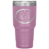 MeditateHealing.com 30oz Vacuum Tumbler