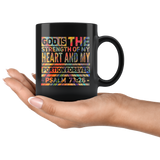 Bible Verses Black Mugs - Psalm 73:26 (Design 5) - Meditate Healing Christian Store