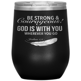MeditateHealing.com Stainless Steel Vacuum Insulated Wine Tumbler