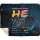 MeditateHealing.com | Bible Verses Premium Sherpa Mink Blanket