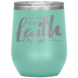 MeditateHealing.com Stainless Steel Vacuum Insulated Wine Tumbler