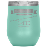 MeditateHealing.com Stainless Steel Vacuum Insulated Wine Tumbler