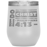 MeditateHealing.com Stainless Steel Vacuum Insulated Wine Tumbler