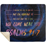 MeditateHealing.com | Bible Verses Premium Sherpa Mink Blanket