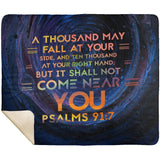 MeditateHealing.com | Bible Verses Premium Sherpa Mink Blanket