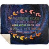 MeditateHealing.com | Bible Verses Premium Sherpa Mink Blanket