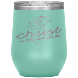 MeditateHealing.com Stainless Steel Vacuum Insulated Wine Tumbler