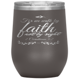 MeditateHealing.com Stainless Steel Vacuum Insulated Wine Tumbler