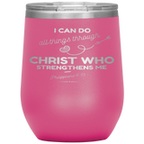 MeditateHealing.com Stainless Steel Vacuum Insulated Wine Tumbler