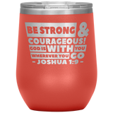 MeditateHealing.com Stainless Steel Vacuum Insulated Wine Tumbler