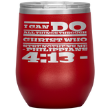 MeditateHealing.com Stainless Steel Vacuum Insulated Wine Tumbler