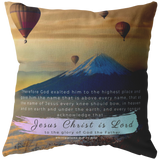 MeditateHealing.com Superior Broadcloth Fabric Throw Pillow Case