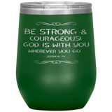 MeditateHealing.com Stainless Steel Vacuum Insulated Wine Tumbler