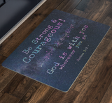 Bible Verses Anti-Slip Protective Doormat ~Joshua 1:9~ Design 7