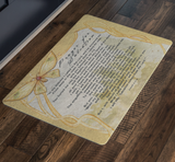 Bible Verses Anti-Slip Protective Doormat Prayer for Salvation ~Jonah 2:2-9~ (Design: Butterfly 3)