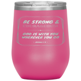MeditateHealing.com Stainless Steel Vacuum Insulated Wine Tumbler