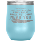 MeditateHealing.com Stainless Steel Vacuum Insulated Wine Tumbler