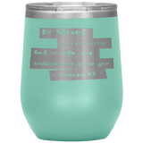 MeditateHealing.com Stainless Steel Vacuum Insulated Wine Tumbler