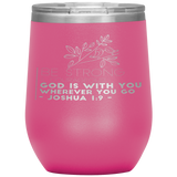 MeditateHealing.com Stainless Steel Vacuum Insulated Wine Tumbler