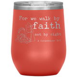 MeditateHealing.com Stainless Steel Vacuum Insulated Wine Tumbler