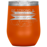 MeditateHealing.com Stainless Steel Vacuum Insulated Wine Tumbler