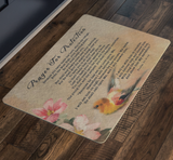 Bible Verses Anti-Slip Protective Doormat Prayer for Protection ~Psalm 91:9-16~ (Design: Bird 1)