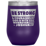 MeditateHealing.com Stainless Steel Vacuum Insulated Wine Tumbler