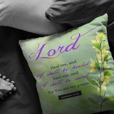 MeditateHealing.com Superior Broadcloth Fabric Throw Pillow Case