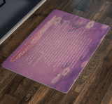 Bible Verses Anti-Slip Protective Doormat Prayer for Protection ~Psalm 91:1-8~ (Design: Misty 1)