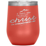 MeditateHealing.com Stainless Steel Vacuum Insulated Wine Tumbler