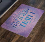 Bible Verses Anti-Slip Protective Doormat ~Psalm 61:2~ Design 11