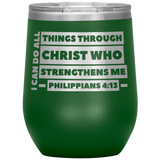 MeditateHealing.com Stainless Steel Vacuum Insulated Wine Tumbler