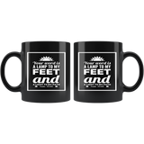 Bible Verses Black Mugs - Psalm 119:105 (Design 2) - Meditate Healing Christian Store