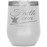 MeditateHealing.com Stainless Steel Vacuum Insulated Wine Tumbler