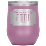 MeditateHealing.com Stainless Steel Vacuum Insulated Wine Tumbler