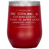 MeditateHealing.com Stainless Steel Vacuum Insulated Wine Tumbler