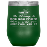 MeditateHealing.com Stainless Steel Vacuum Insulated Wine Tumbler