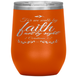 MeditateHealing.com Stainless Steel Vacuum Insulated Wine Tumbler