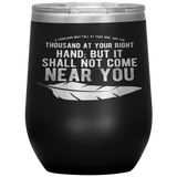 MeditateHealing.com Stainless Steel Vacuum Insulated Wine Tumbler