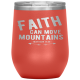 MeditateHealing.com Stainless Steel Vacuum Insulated Wine Tumbler