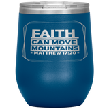 MeditateHealing.com Stainless Steel Vacuum Insulated Wine Tumbler