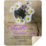 MeditateHealing.com | Bible Verses Premium Sherpa Mink Blanket