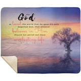 MeditateHealing.com | Bible Verses Premium Sherpa Mink Blanket